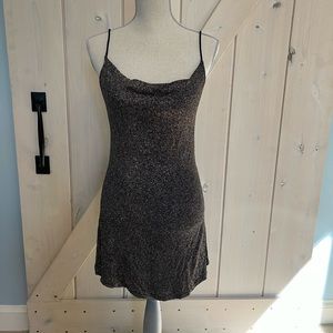 Beautiful black Sparkly Urban Outfitters dress made in UK